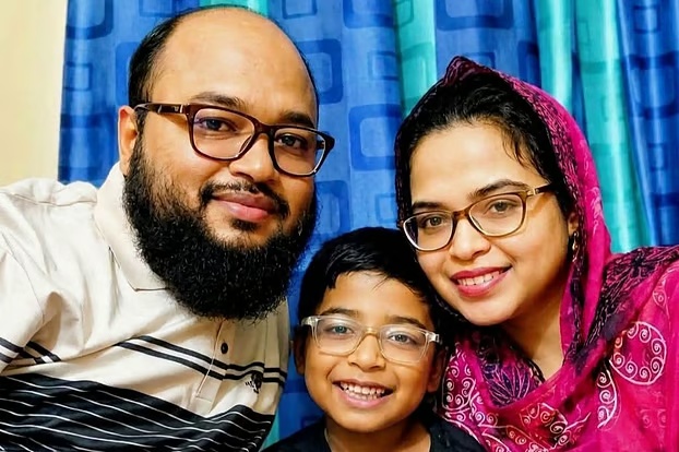 স্ত্রী ও সন্তানের সঙ্গে নূর আলমের এই ছবি এখন কেবলই স্মৃতি